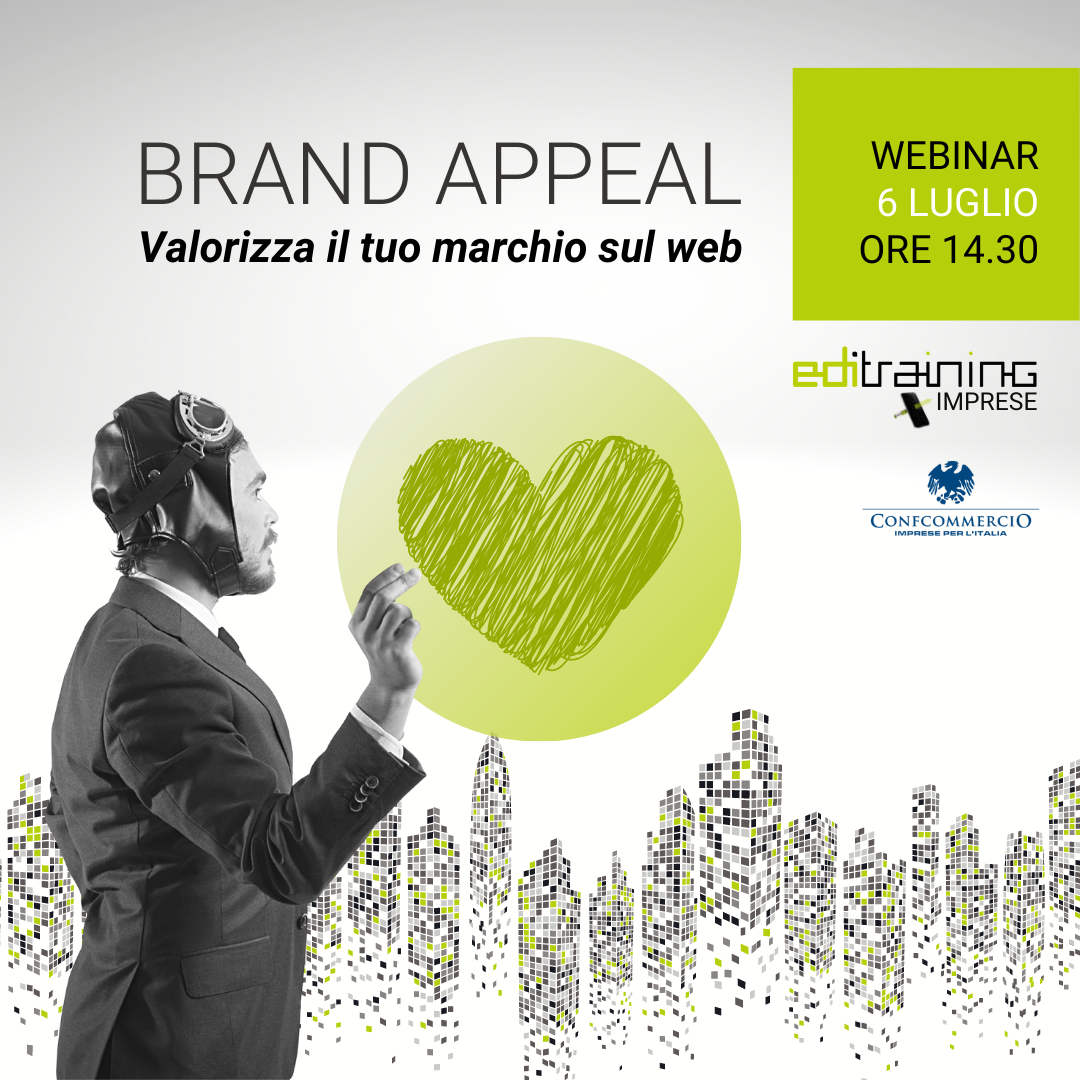 BRAND APPEAL: come rendere il tuo marchio riconoscibile e valorizzarlo sul web - webinar 6.7.2022